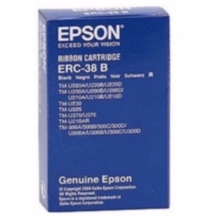 Epson ERC-38B ตลับผ้าหมึกดอทเมตริกซ์แท้ 1,200