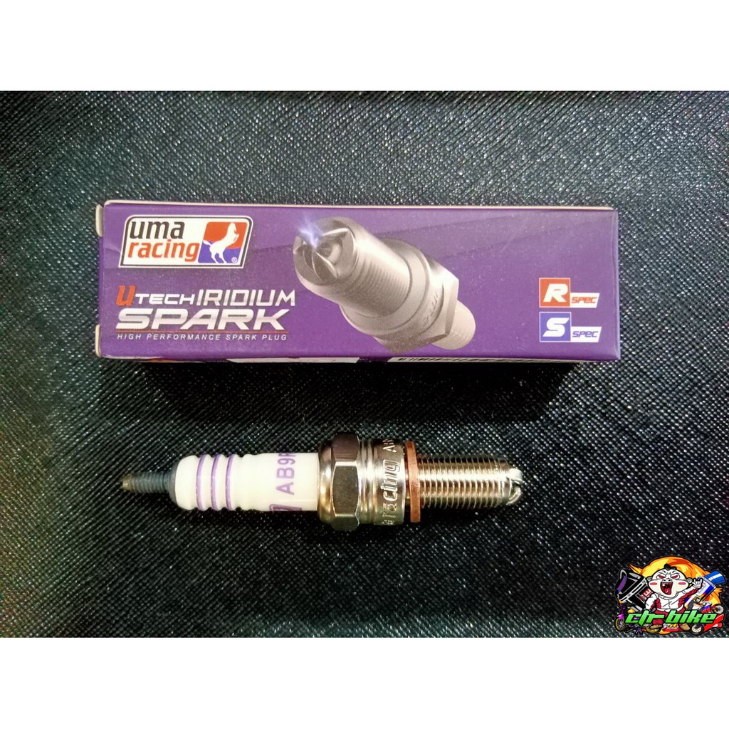หัวเทียน เข็ม 3 เขี้ยว UMA Racing -Spark Racing Boy เบอร์ 8/9 คละรุ่น  RB29.