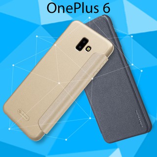 Nillkin เคสมือถือ  รุ่น Sparkle Leather Case (ของแท้100%) สำหรับ OnePlus 6