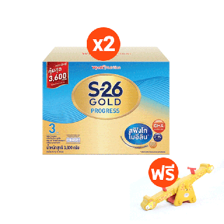 S-26 Gold Progress 3600g (Formula 3) x 2 pack รับฟรี Set Learning Seesaw