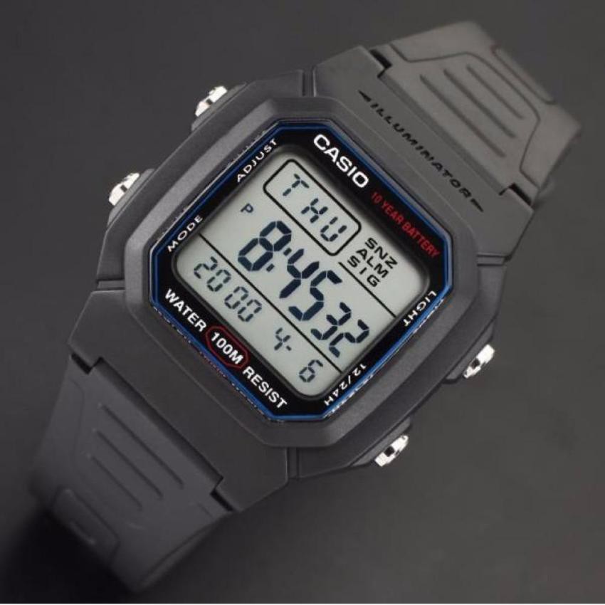 นาฬิกา Casio แท้ รุ่น W-800H นาฬิกาข้อมือ หน้าปัดดิจิตอล สำหรับผู้ชาย -ของแท้ 100% รับประกันสินค้า1 ปีเต็ม