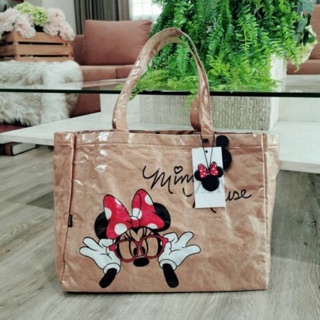 ZARA MINNIE MOUSE DISNEY VINYL TOTE BAG กระเป๋าถือหรือสะพาย ZARA x DISNEY Limited edition