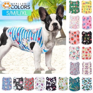 Puppy Clothes Dog Clothes Dog Summer T-Shirt Pet Cat Vest Shih Tzu Dog Clothing