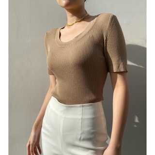 Stella ribbed knit top - PARV STUDIO