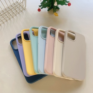 พร้อมส่งในไทย🍑 เคสสีพื้น เคสนิ่ม TPU ผิวด้าน ซีรีโคลนสีพื้น TPU-R1656