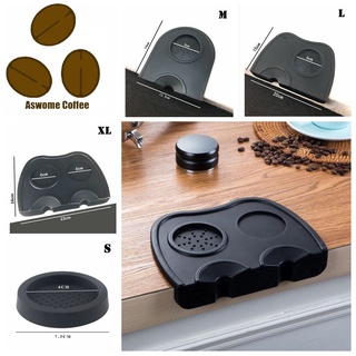 สินค้าพร้อมส่ง ✔ Coffee Tamper Mat รองแทมเปอร์เข้ามุม  แผ่นยางซิลิโค