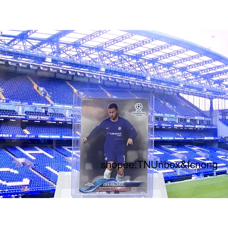 การ์ดนักฟุตบอล 2018 Topps Chrome - Eden Hazard - Chelsea