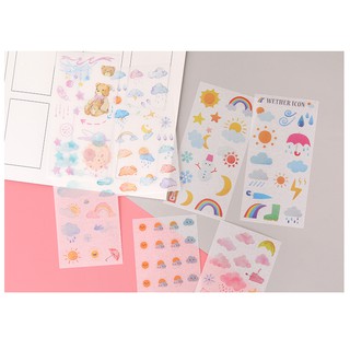 Sticker Set สติ๊กเกอร์1ชุด 6แผ่น