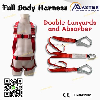 เข็มขัดกันตก ชุดกันตกแบบเต็มตัว Full body Harness (เข็มขัดกันตกพร้อมสายโยงกันตก)