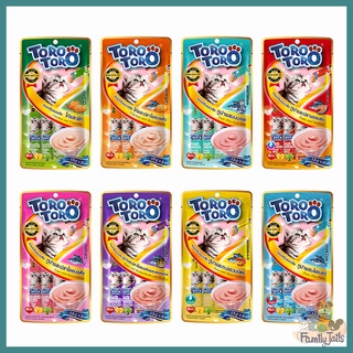 TORO TORO Creamy โทโร่ โทโร่ ขนมแมวเลีย 15g (แพ็ค5ซอง)