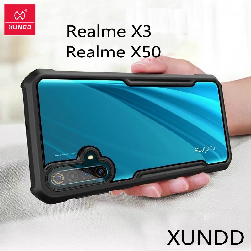 Xundd Realme X3 SuperZoom / Realme X50 ถุงลมนิรภัย เคส TPU ใส กันกระแทก เคสใส