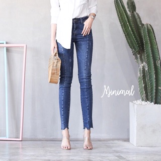 Mid-rise jeans