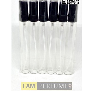 ขวดสเปรย์ปากกาใสฝาดำ ขนาด10ml. 1โหล