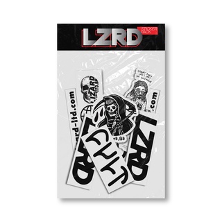 (LZRD001) Lzrd สติกเกอร์ใส สําหรับติดตกแต่งรถจักรยาน BMX 9 ชิ้น