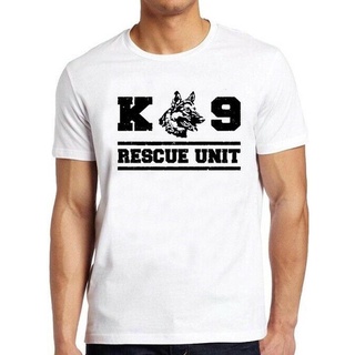 Tee เสื้อวินเทจผญ ออกแบบ K9 หน่วยกู้ภัยทหารตํารวจสุนัขเยอรมันเชพเพิร์ดเย็น Tees ของขวัญแฟน 8(B