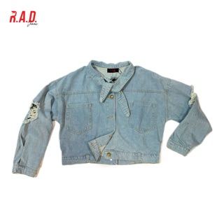 R.A.D.Jeans เสื้อแจ็คเก็ตมีโบว์ผูกคอ 2JK001012