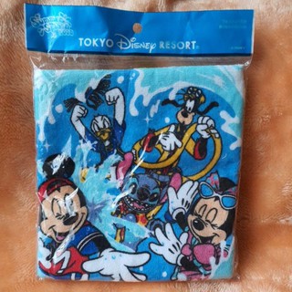 Tokyo Disney Resort Summer Splash 2008 Towel ผ้าเช็ดหน้าดิสนี่ย์ ซัมเมอร์ 2008