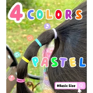 Uniband หนังยางรัดผม ไม่กินผม ไม่ดีดขาดง่าย TPU Basic Size : Pastel