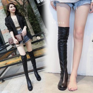 ฺBoots รองเท้าบูทหนังยาว พร้อมส่ง