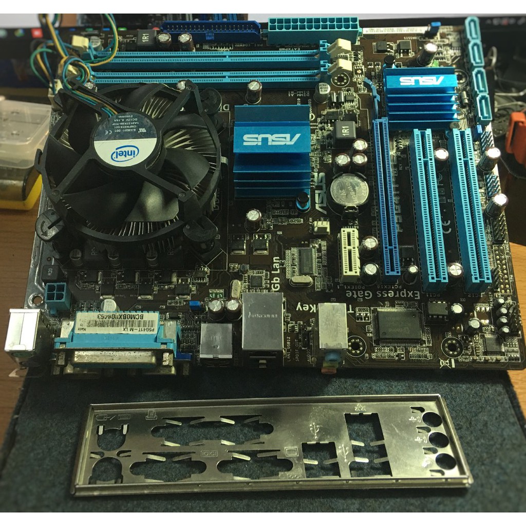 775 Asus P5G41T-M LX + intel E5400