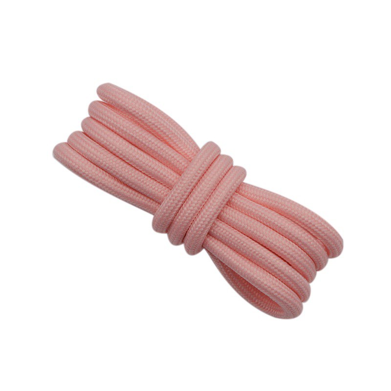 [วู] ปริมาณมาก5มิลลิเมตรรอบเชือกผูกรองเท้าโพลีเอสเตอร์สีทึบเชือกผูกรองเท้าปิดถักฝีมือประณีตอินเทรนด์สบายๆแฟชั่นทุกการแข่งขันเชือกผูกรองเท้าจับคู่