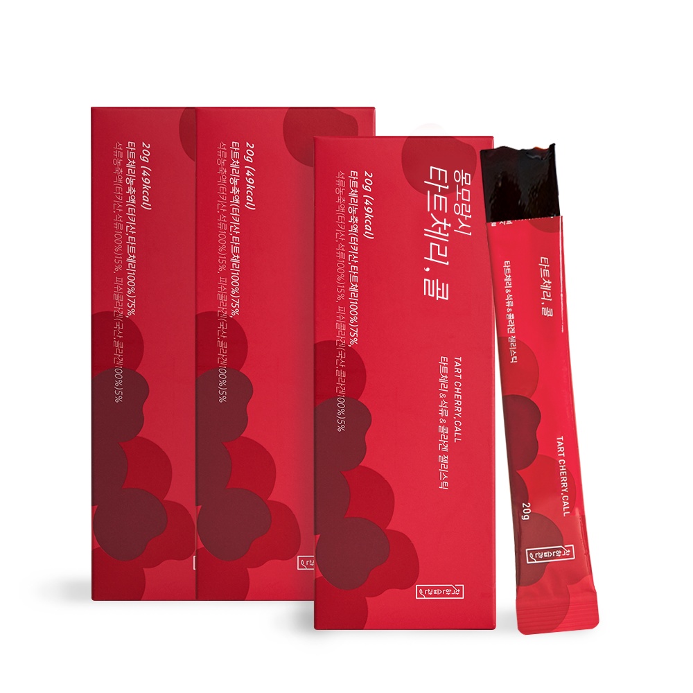 [GoodHabit] Montmorency Tart Cherry Collagen Jelly Stick 140g (20g x 7EA)