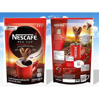 nescafe เนสกาแฟ กาแฟสำเร็จรูป เรดคัพ ถุงเติม 180 กรัม