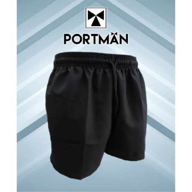 กางเกงขาสั้น PORTMAN 801 ผ้าร่ม เอวยางยืด มีกระเป๋าใส่สบาย