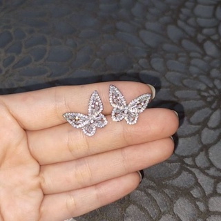 Galaroom Jewelry ต่างหูเพชรสวิสcz  รุ่นButterfly B