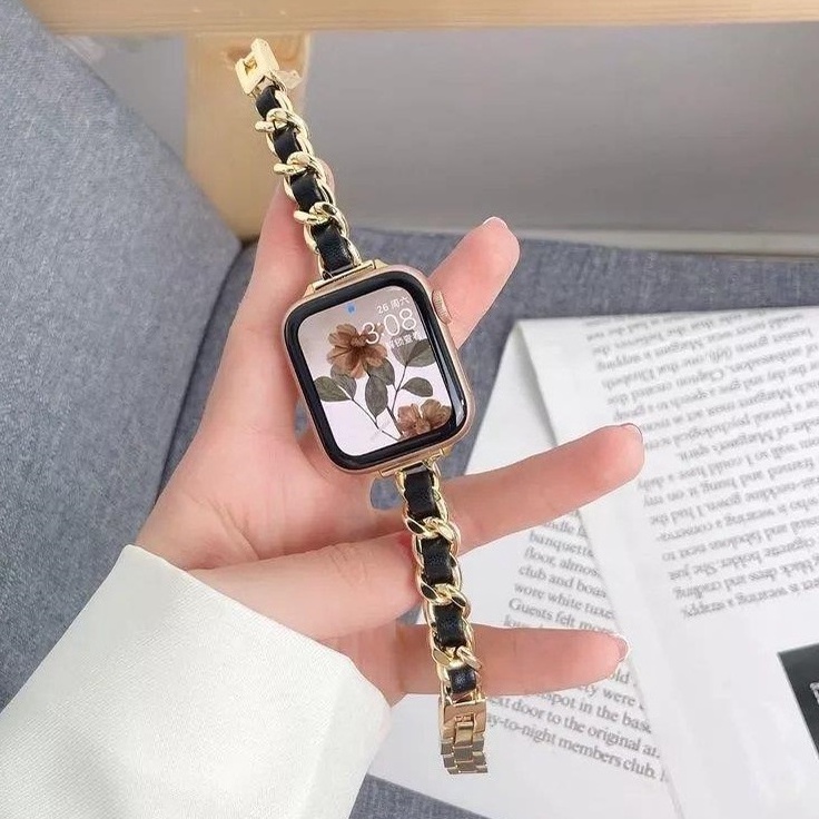 Fashion Ins Style i Watch Strap สายนาฬิกา i Watch สาย Series11 10 9 8 7 se 6 5 4 3 2 Straps Metal Ch