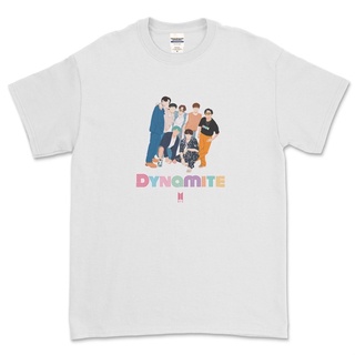 เสื้อยืด พิมพ์ลาย Bts - DYNAMITE (แฟนอาร์ต)