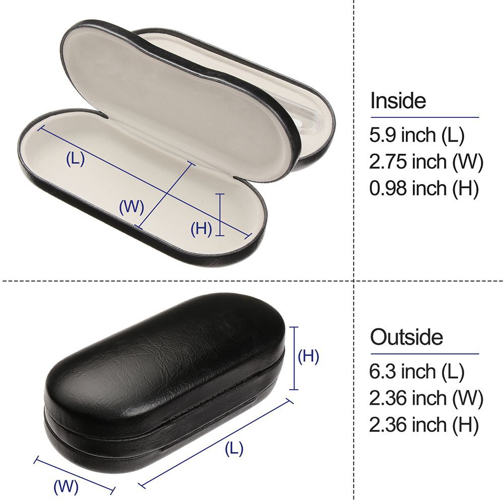 FUTURE???? Simple Hard Shell Eyeglass Box Storage Eyeglasses Protector ...