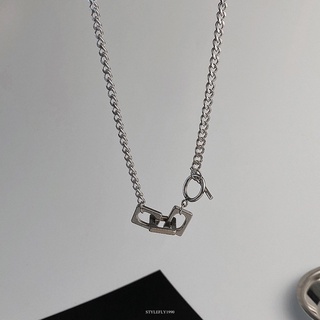 Square Necklace สร้อยโซ่สี่เหลี่ยม