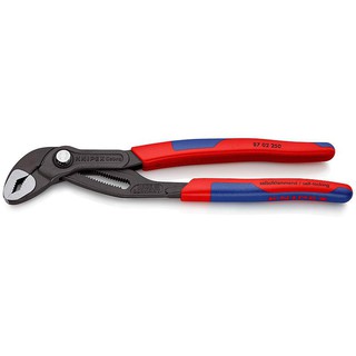 Knipex คีมถอดปั๊มน้ำอเนกประสงค์ Cobra ด้ามหนาสองสี ขนาด 10 นิ้ว รุ่น 8702250