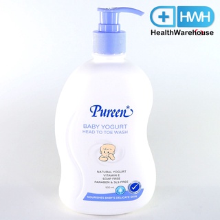 Pureen Baby Yogurt Head to Toe Wash 500 mL สบู่เหลว เบบี้เฮดโยเกิร์ตทูโทวอช