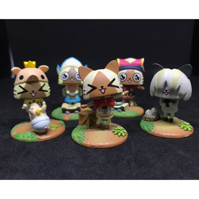 💥Monhan Diary Poka Poka Airou Village G Trading Mascot Monhan Airou Village Friends 📍Rare item📍