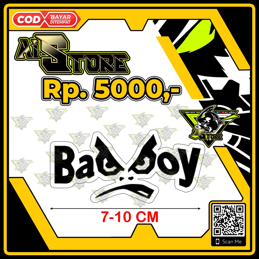 สติ๊กเกอร์ Bad Boy**