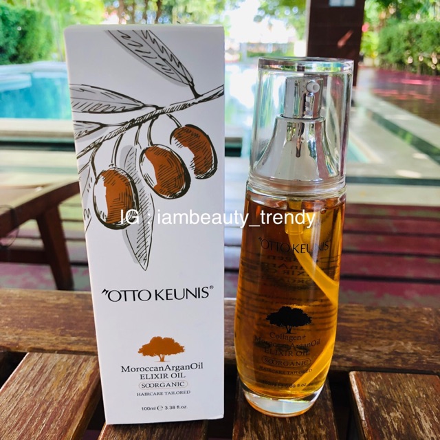 Otto Keunis Moroccan Argan Oil Elixir Oil Haircare Tailored-super Antioxydant-top Moisturizer 45ml