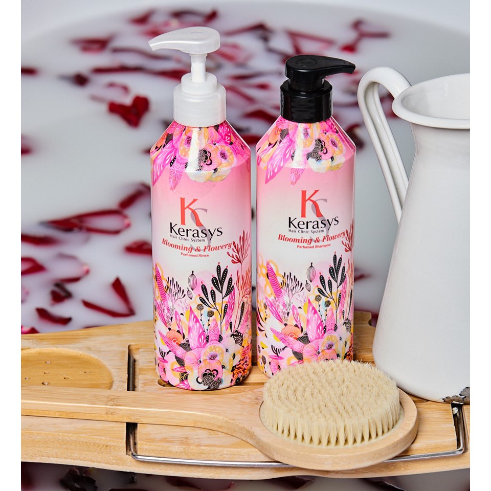 **ถูกที่สุด**🌟Preorder🌟Kerasys Blooming & Flowery Perfume shampoo + conditioner