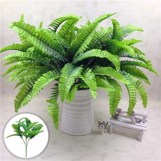 Artificial Fern Grass Green Plant Artificial Persian Leaf, Home Flower Decoration Plant Accessories