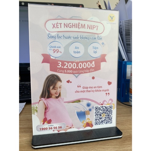 A4, A5 Mica Menu Board พร้อมขาตั้งรูปตัว T เฉพาะสําหรับใช้ในร้านอาหาร ชั้นวางของ ร้านค้า ซุปเปอร์มาร