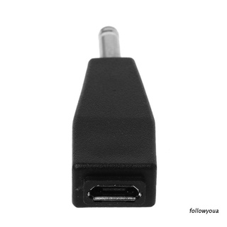 Folღ Micro Usb Female To Dc 3.5X1.35มม.Male Plug อะแดปเตอร์แปลงแจ็คเสียบชาร์จสําหรับ Usb Hub พัดลมมีไฟ Led