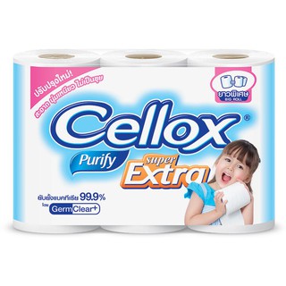 กระดาษชำระ CELLOX บิ๊กโรล แพ็ค 6 ชิ้น