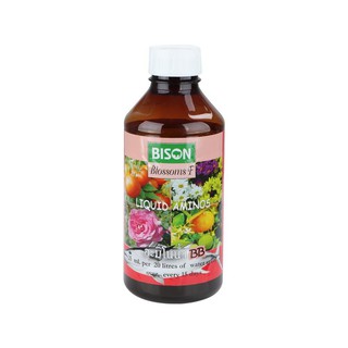 ปุ๋ยอะมิโนสูตรน้ำสำหรับไม้ดอก-ไม้ใบ-ไม้ผล 1 ลิตร BISON BLOSSOMS F WATER FERTILIZER 1KG