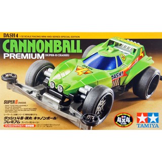 รถราง Mini 4WD Tamiya 1/32 TA95225 Dash4 Cannonball Prem SuperII