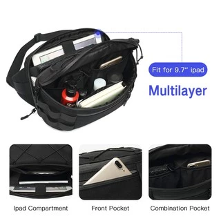 Ozuko กระเป๋าคาดเอวแฟชั่นกันน้ําสําหรับวัยรุ่น Molle Fanny Pack