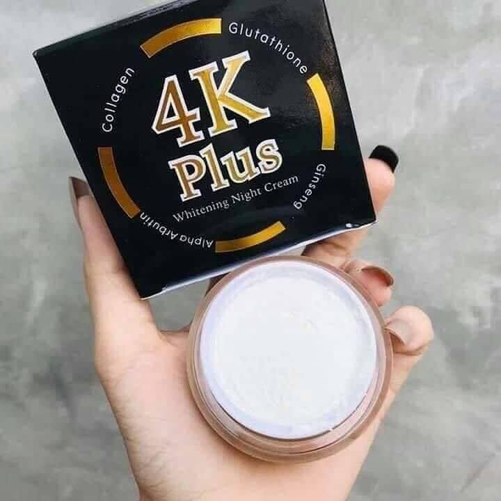 4K Plus Whitening Night Cream ครีม 4 เคพลัส