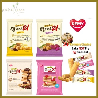 พร้อมส่ง Kemy Grain 21 ขนมธัญพืชอัดแท่ง ขนมเกาหลี ขนาด 150g