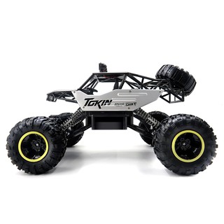 รถบังคับวิทยุ Rock Crawler RC Buggy ตัวถังอัลลอย ตัวรถขนาดใหญ่ อัตราส่วน 1/12 ใช้คลื่น 2.4 G - Flytec 6026_สีเงิน