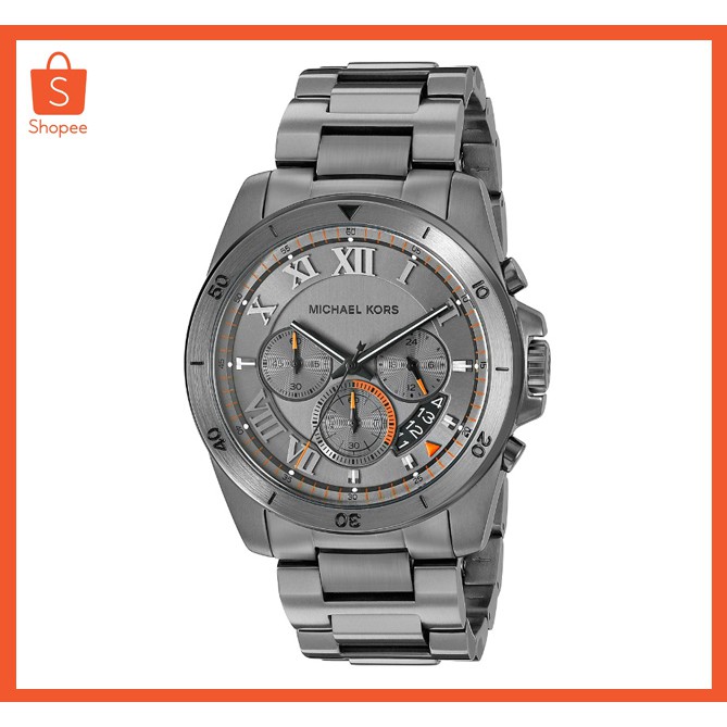 นาฬิกา MICHAEL KORS Brecken Chronograph Grey Dial Men's Watch MK8465